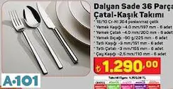 NEHİR DALYAN SADE 36 PARÇA ÇATAL KAŞIK TAKIMI